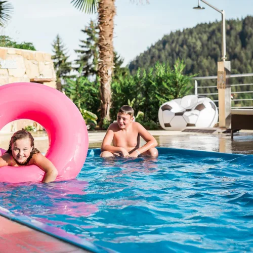 Ferienwohnung Lana mit Schwimmbad